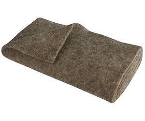 Windhager feutre Tapis en laine de mouton 2 x 0,5 m gris