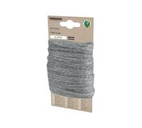 Windhager Ficelle décorative écologique en Jute - Corde de Chanvre - 27 m, Ø 3,5 mm - Gris - 07072