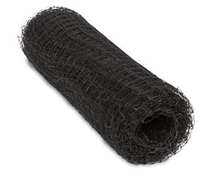 Windhager Filet de Protection Anti-Oiseaux Ortonet, Filet Foliaire, Filet des Arbres, Dimension des Mailles 13 x 13 mm, 10 x 4 m, Noir, 06014
