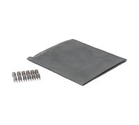Windhager Grillage pour Cache Soupirail, Protection pour puits de Lumière en Fibre de Verre, 60 x 135 cm, Gris