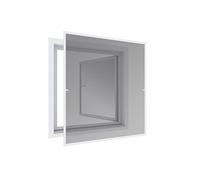 Windhager Insect Protection Expert Cadre de Tension, moustiquaire, Cadre Aluminium pour fenêtres, 100 x 120 cm, Blanc