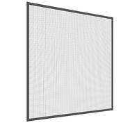 Windhager Insektenschutz-Fenster 23667 Moustiquaire avec cadre en aluminium et fenêtre raccourcissable individuellement Anthracite 120 x 150 cm
