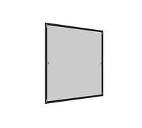 Windhager Moustiquaire Cadre Fixe Pour Fenetres Plus, Pare-moustiquaires Cadres en aluminium pour fenêtres, 100 x 120 cm, anthracite, 03899