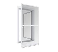 Windhager Moustiquaire de Porte Expert Cadre tendeur, Cadre pour Portes Battantes, 100 x 210 cm, blanc, 03902
