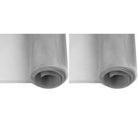 Windhager moustiquaire en Aluminium, également idéale pour Les puits de lumière, Robuste, résistante, Protection fiable, Argent, 100 x 250 cm, 03621 (Lot de 2)