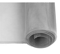 Windhager moustiquaire en aluminium, également idéale pour les puits de lumière, robuste, résistante, protection fiable, argent, 100 x 250 cm, 03621