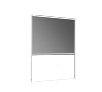 Windhager Moustiquaire et Pare-Soleil à Suspendre, Cadre en Aluminium, Protection Contre la Chaleur, Protection Contre Les moustiques, réglable Individuellement, 100 x 160 cm, Blanc, 03289