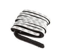 Windhager Moustiquaire joint-Brosse d'étanchéité, Brosse adhésive pour Fenêtres et Portes de Volets Roulants, 2 M, Noir, 03787