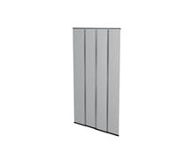Windhager Moustiquaire porte balcon 100 x 220 cm, rideau lamelles anti insecte, pour porte terrasse, passage facile, pose sans perçage, anthracite, 04345