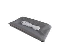 Windhager Pare-vue pour balcon Malta, protection visuelle, protection contre le vent, pare-vue pour balcon, gris argenté, 5 x 0,9 m