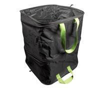 Windhager Sac à déchets de jardin Pop-Up SQUARE, volume de remplissage 180 l, carré, sac de jardin pour déchets verts, sac de jardin, sac à feuilles, résistant à la déchirure, en tissu Oxford 600D