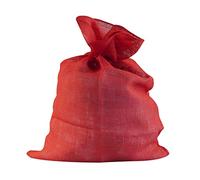 Windhager Sac en Toile de Jute 70 x 100 cm Rouge