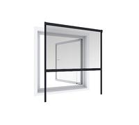 Windhager Store Enrouleur pour Fenetres Plus, Moustiquaire, individuellement découpable, 130 x 160 cm, anthracite, 03879