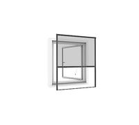 Windhager Store Moustiquaire Suspensive, Anti-moustiques, Kit Assemblage Soi-même, 100 x 160 cm, Anthracite