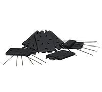 Windhager Système de Défense des Pigeons Flexi Click-System, Conseils Défensifs pour Les Pigeons, Piques de Pigeon, 100 cm, 36 Pièces, 07120