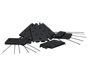 Windhager Système de Défense des Pigeons Flexi Click-System, Conseils Défensifs pour Les Pigeons, Piques de Pigeon, 100 cm, 36 Pièces, 07120