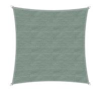 Windhager Voile d'ombrage Capri carré 5 x 5 m (isocèle) - Protection Solaire pour Jardin et terrasse - Résistant aux UV et aux intempéries - Olive - 10768