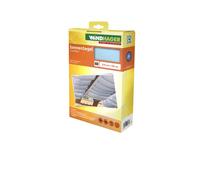 Windhager Voile d'ombrage Coulissante sur Câbles, Voile Pare-Soleil pour la Technique de Tension de Corde, Voile de Protection Solaire Idéale pour Pergola Ou Véranda, 2, 7 x 1, 4 m, Bleu foncé, 10881