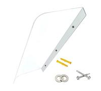 Window Awning - Wear Resistant Door Canopy, UV Block Polycarbonate Sun Shed | Elegance Free Tension Arch Design | Balcony Backyard Garden Office, Rainproof Cold Shock Resistant Front Door Overhang Covers