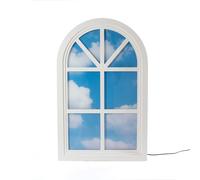 Windows Grenier Applique Murale Blanc/ Bleu