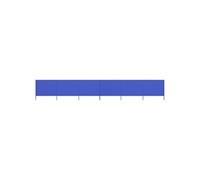 vidaXL Windscherm 6-panelen 800x120 cm stof azuurblauw47179 Bleu G