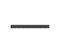 vidaXL Paravent tissu brise-vent 9 panneaux 1200 x 160 cm Anthracite