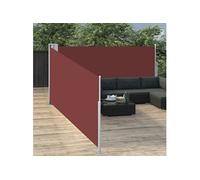 Windscherm uittrekbaar 100x1000 cm bruin48475