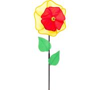 Windspiel Rad Mühle Rädchen Décoration Fleur Duett Bunt Double Jardin