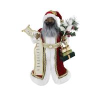 Windy Hill Collection 416030A Figurine de Père Noël Ethnique Noir avec liste de Noms Debout de 40,6 cm
