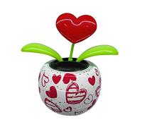 windyday Danse Solaire Danse Voiture Fleurs Dansantes Solaires Décoration pour Voiture Balcon Figurine Tableau Bord Ornements Voiture Secouant La Tête Branlante