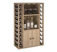 Winerex FARO - 20 bouteilles + armoire et tablettes - Chêne
