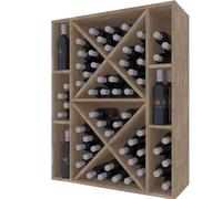 Winerex JUANA - 90 bouteilles - Pin teinté brun