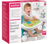 WINFUN Siège rehausseur musical 3 en 1