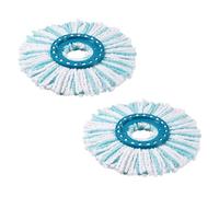 WinGluge 2 Pièces Têtes de Rechange Compatible avec Leifheit Clean Twist | Disc Mop, Balai Serpillère Franges de Remplacement en Microfibres, pour Les Nettoyage Particules de Saleté, Lavage Sol