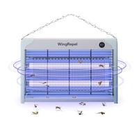 WingRepel UV Lampe Anti Moustique Interieur 20W, Piège à Moustique Electrique, 2400V Tue Moustique Electrique Efficace pour Cuisine, Salon,Restaurant, Fermes, Entrepôts, Hôpitaux