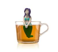 Winkee Infuseur à Thé Animal Mignon en Silicone - Boule à Thé Réutilisable pour Thé en Vrac, Rooibos, Noir et Vert - Idéal pour Tasses, Théières et Mugs (Sirène)