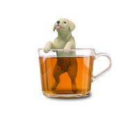 Winkee Infuseur à Thé Animal Mignon en Silicone - Boule à Thé Réutilisable pour Thé en Vrac, Rooibos, Noir et Vert - Idéal pour Tasses, Théières et Mugs (Chien)