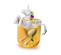 Winkee Infuseur à Thé Animal Mignon en Silicone - Boule à Thé Réutilisable pour Thé en Vrac, Rooibos, Noir et Vert - Idéal pour Tasses, Théières et Mugs (Licorne)