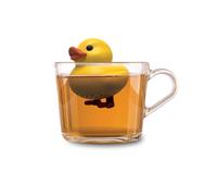 Winkee Infuseur à Thé - Canard Mignon en Silicone - Boule à Thé - Réutilisable pour Thé - en Vrac, Rooibos, Noir et Vert - Idéal pour Tasses, Théières et Mugs