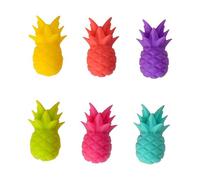Winkee Lot de 6 marqueurs de verre ananas pratiques en forme d'ananas - Cadeau de fête pour tous les verres - Décoration pour fêtes