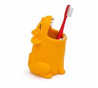 Winkee Porte-Brosse à Dents Chat Enfant, Pot Rangement Salle de Bain | En silicone, avec drainage, sans perçage nécessaire, pour brosses à dents électriques et classiques, pratique pour enfants