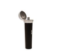 Winkee Rocks Rockstar Distributeur de gel douche I Flacon distributeur de gel douche aspect microphone I Distributeur de shampoing avec fixation murale en noir I Distributeur de savon noir