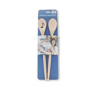 Winkee Rocks - Set de cuillères de cuisine Drumstick | Cuillère rock en bois | Cuillère de cuisine | Cuillère en bois | Cuillère à mélanger | Cuillère de cuisine cool | Cadeau pour Noël, anniversaire
