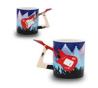 Winkee Rocks - Tasse Rock I Tasse à café avec anse de guitare I env. 400 ml I Tasse rock pour votre café et votre thé