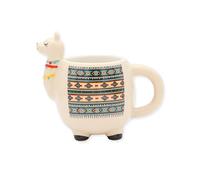 Winkee Tasse à Café Lama Endormi - Mug Café et Tasse à Thé Élégante en Céramique - Grande Tasse XL - Cadeau Anniversaire Fête des Mères Pères