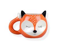 Winkee Tasse à Café Renard Endormi - Mug Café et Tasse à Thé Élégante en Céramique - Grande Tasse XL - Cadeau Anniversaire Fête des Mères Pères
