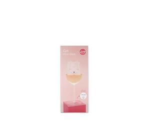 Winkee - Verre à vin en forme de chat I The Red Wine Glass ou verre à vin blanc pour votre ensemble de verres, cadeau pour femme