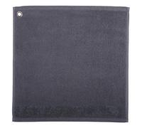 Winkler - Essuie-mains carré Curl avec œillet d'attache - 50x50 cm - Tissu éponge 100% coton absorbant - Serviette à vaisselle, chiffon de nettoyage