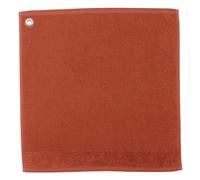 Winkler - Essuie-mains carré Curl avec œillet d'attache - 50x50 cm - Tissu éponge 100% coton absorbant - Serviette à vaisselle, chiffon de nettoyage