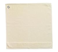 Winkler - Essuie-mains carré Curl avec œillet d'attache - 50x50 cm - Tissu éponge 100% coton absorbant - Serviette à vaisselle, chiffon de nettoyage